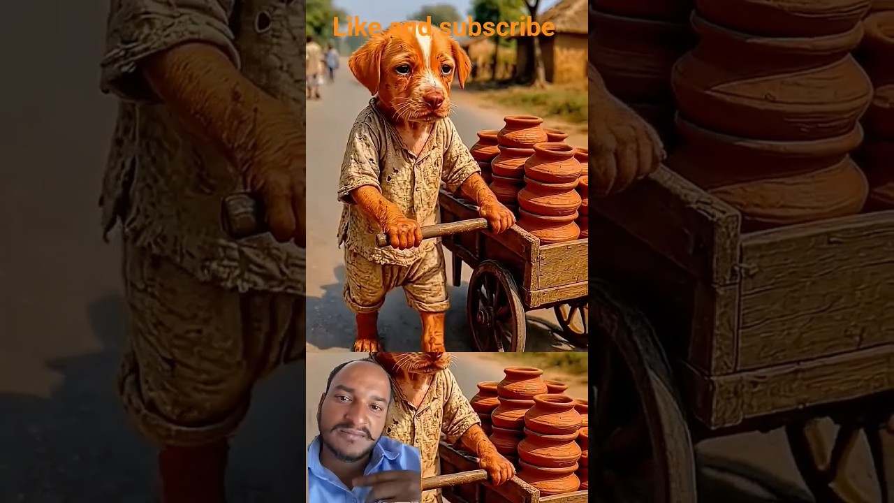 Poor Puppy’s Journey 🐶💔 From Clay Pots to Sweet Honey #indianinnings #blueboys