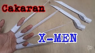 Cara membuat cakar X Men