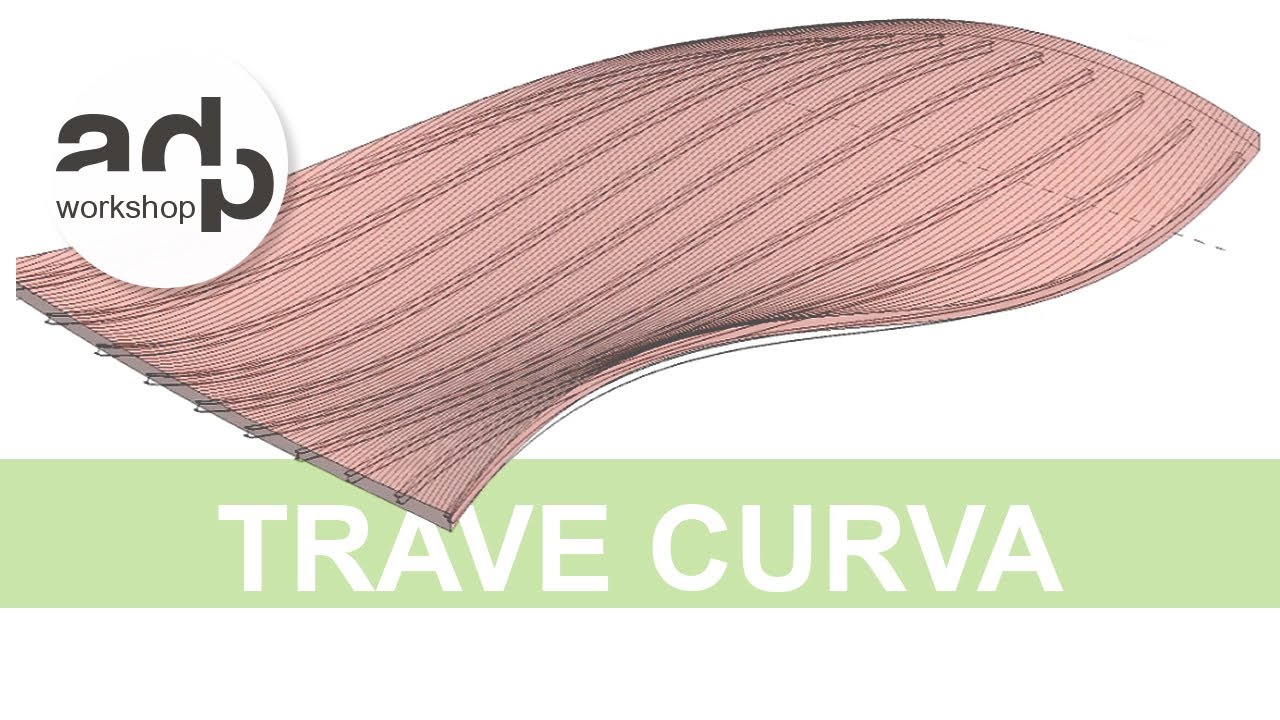 Creare una trave su superficie curva | adp workshop ✏️📐