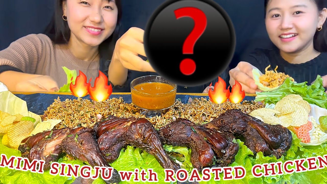 🔥Мими Синчжу с жареной курицей 🍗 || Новый гость || Северо-восточный мукганг