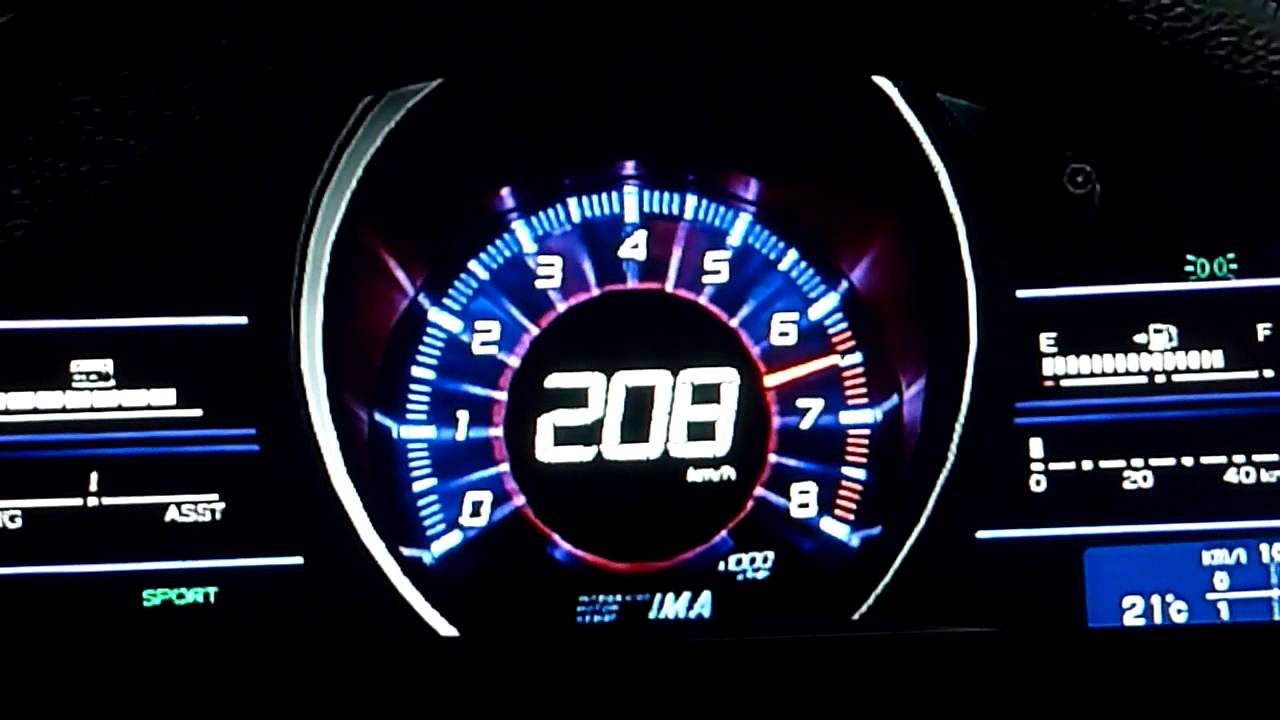 Honda CR-Z Top Speed Run -GT6- 