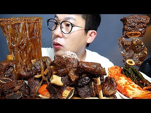 소갈비찜 [Beef <strong>short</strong> ribs (Galbijjim)]에 당면사리 팍팍 먹방 MUKBANG EATING <strong>SHOW</strong>