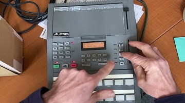 How to program the Alesis HR-16 drum machine