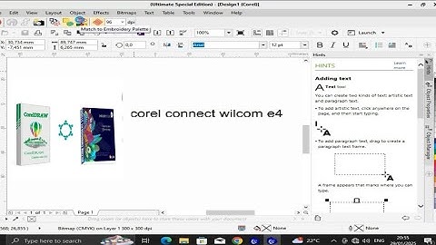 Tutorial Install CorelDRAW Graphics Suite 2017 Connect To Wilcom Embroidery Studio E4.2 || Lifetime