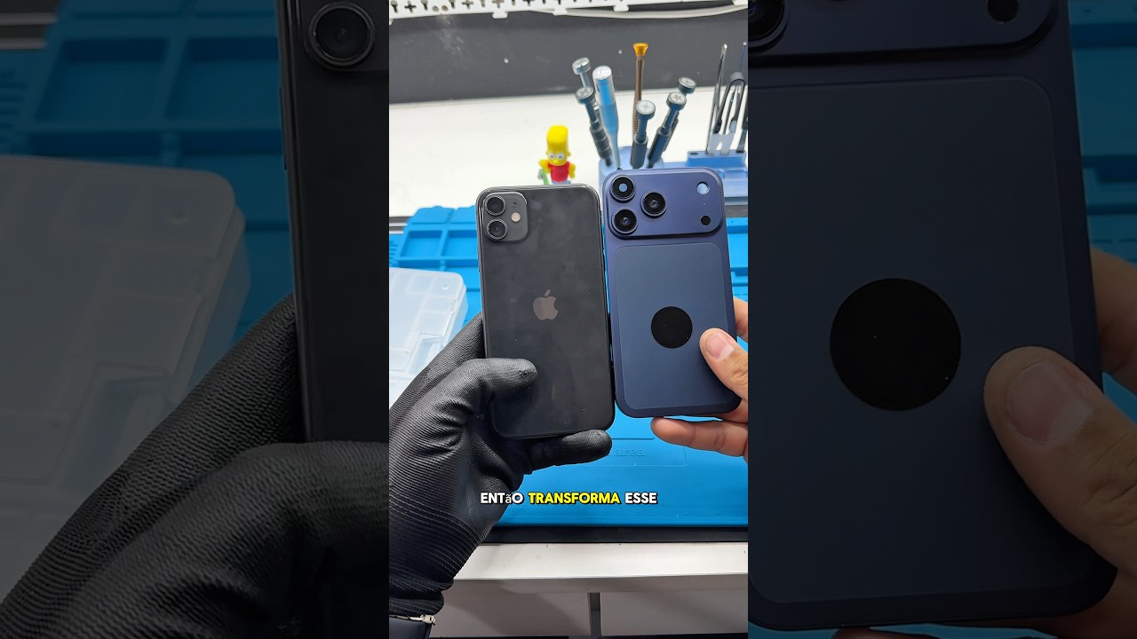 A customer bought a custom-made iPhone 11 case to make it look