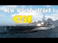 World of warships vermont  6 kills 473k damage  new world record 