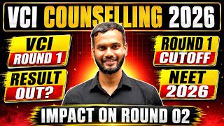 NEET2026: VCI Round 1 Allotment 2026 | VCI Round 1 Result 2026 | VCI Round 1 CUTOFF 2026 | BVSc & Ah