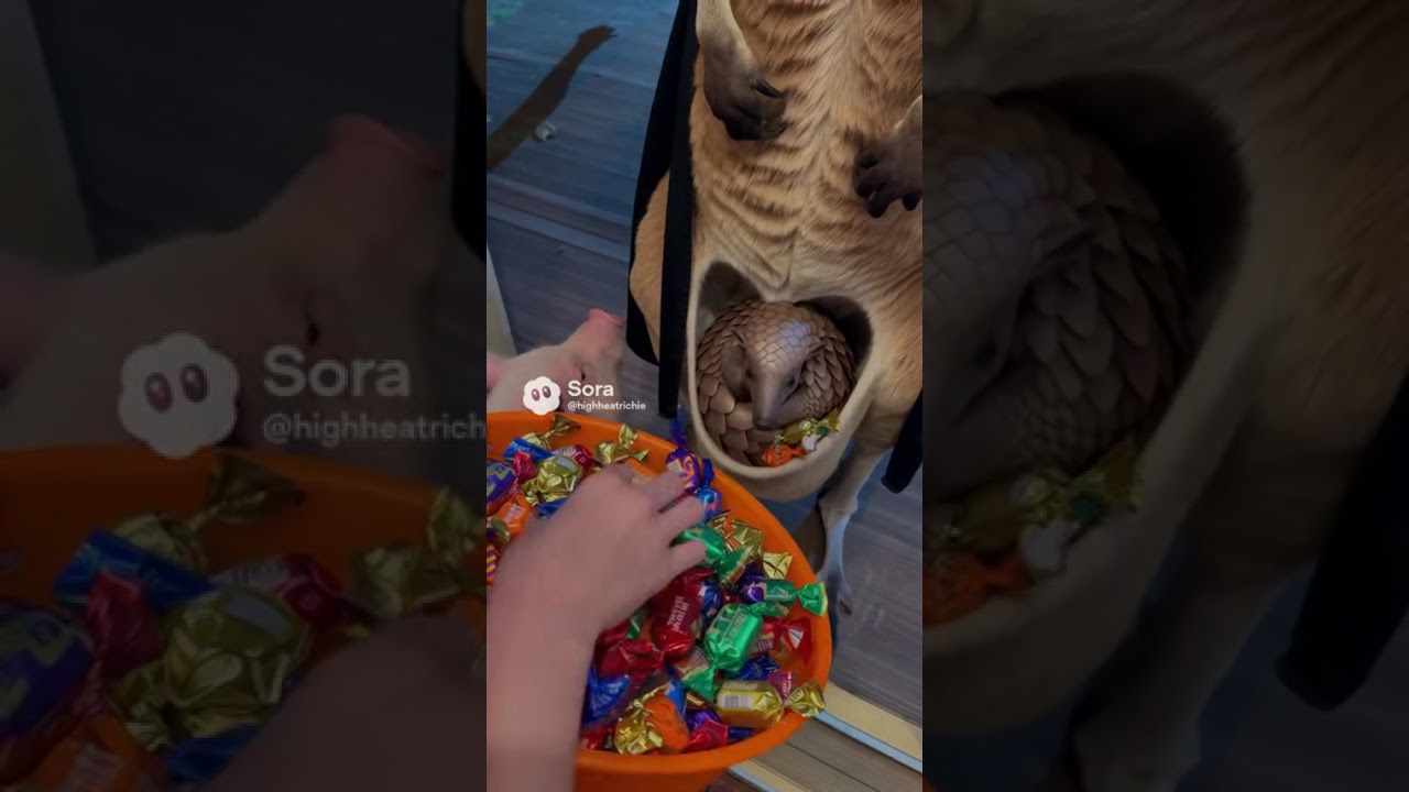 Кошелек или жизнь Кенгуру с броненосцем? в его сумке Сора 2 Ай