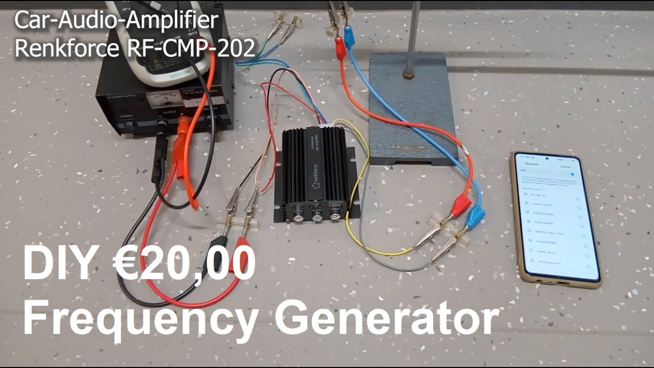Function Generator Diy DIY cheap Functiongenerator from Audio Amplifier - YouTube