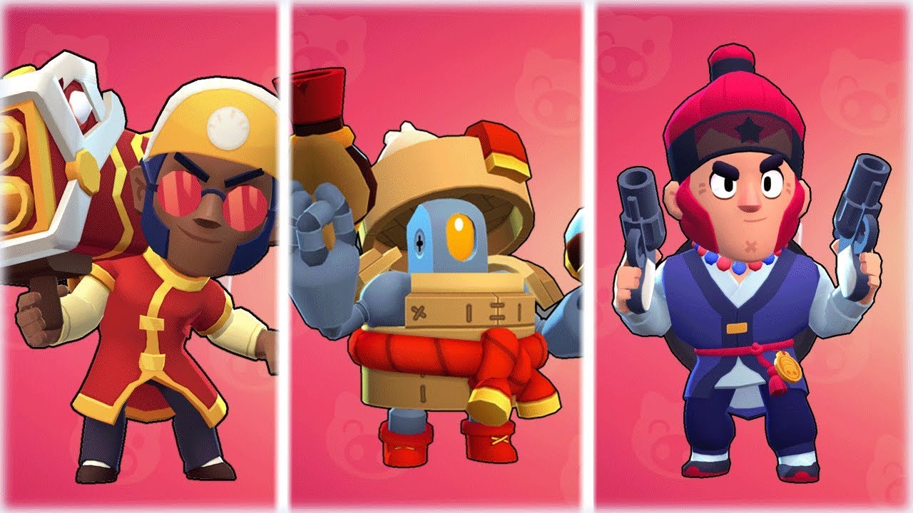 Comprando Todas Las Skins De Ano Nuevo Lunar En Brawl Stars Withzack Youtube - brock con la skin del nuevo año chino brawl stars