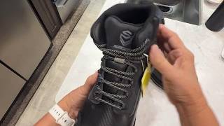 These boots are COMPOSITE Toe and waterproof! Oil resistant!
