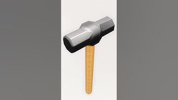 Create a Hammer in Blender #3dmodeling