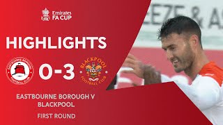 Madine Double Eases Past Eastbourne | Eastbourne Borough 0-3 Blackpool | Emirates FA Cup 2020-21