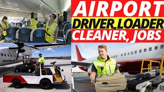 AIRPORT LOADER CLEANER DRIVER JOB 8,10,+2 QUALIFICATION HOW TO APPLY #AIRPORTJOB #GROUNDSTAFF #2021