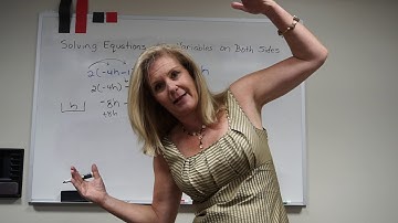 Solving Equations with Variables on Both Sides - Lesson 3-3