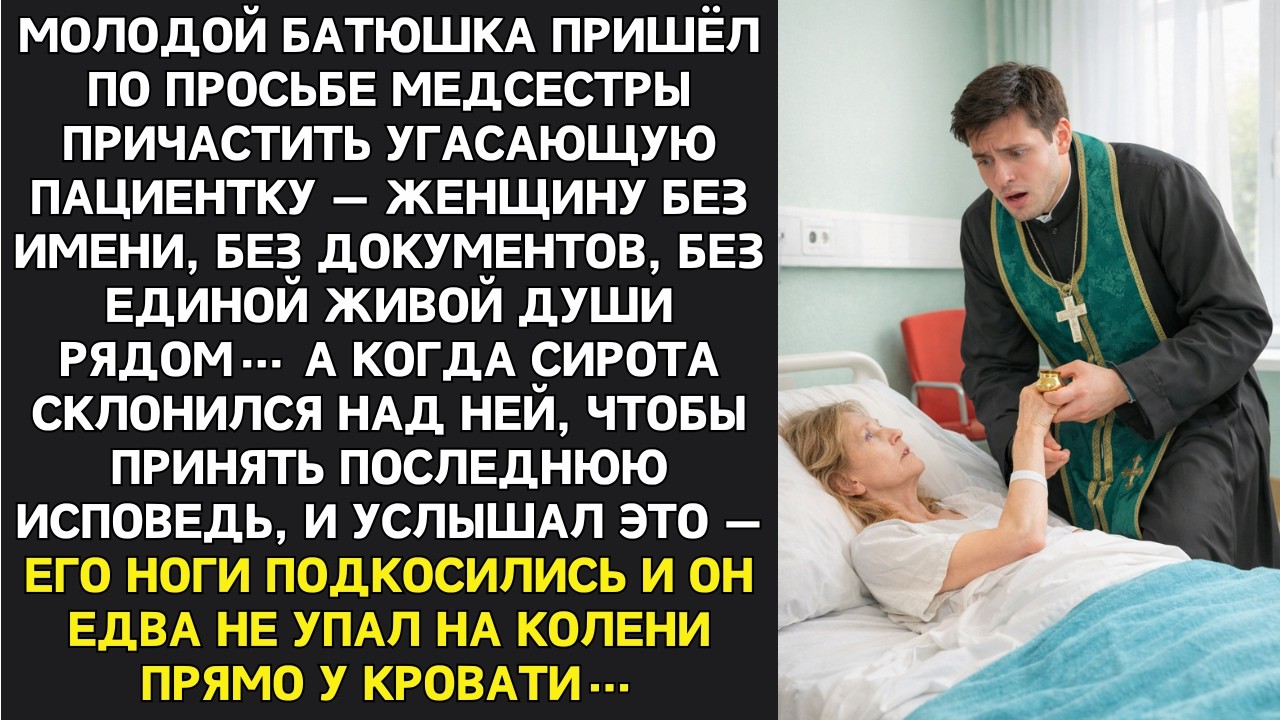 Батюшка причащал угасающую незнакомку, а когда она прошептала имя потерянного сына, ноги подкосились