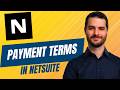 Payment Terms in NetSuite