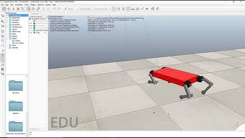 Robotic Dog Walking Type 1 | Test | Simulator