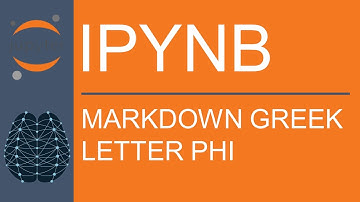 Jupyter Notebook | Markdown | LaTeX | How to Show Greek Letter Phi Using LaTeX Code