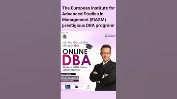 DBA - The catalyst for your professional transformation!