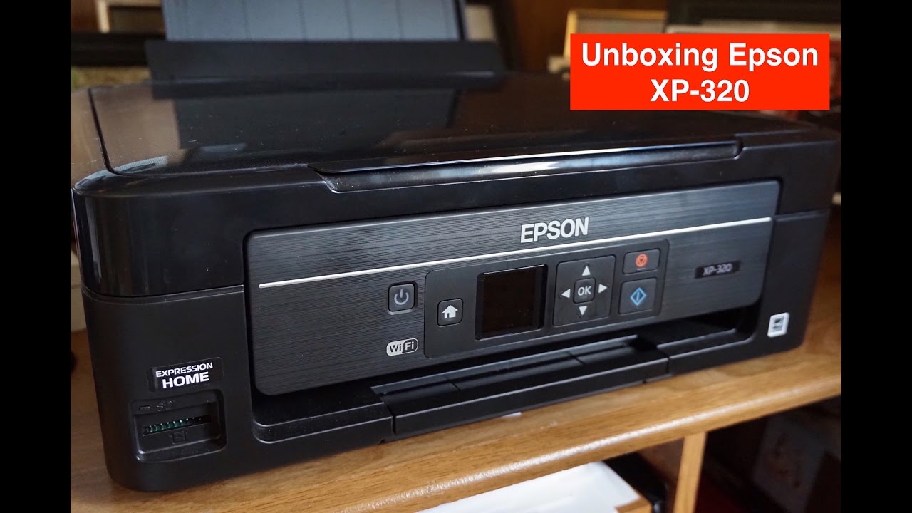 EPSON XP-320 PRINTER UNBOXING - YouTube