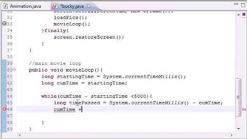 Java Game Development – 12 – Main Movie Loop