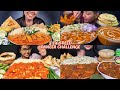 ASMR: Eating Paneer Eating Challenge 😍😋shahi paneer matar pulao puri samosa and rice eating Mukbang🤤