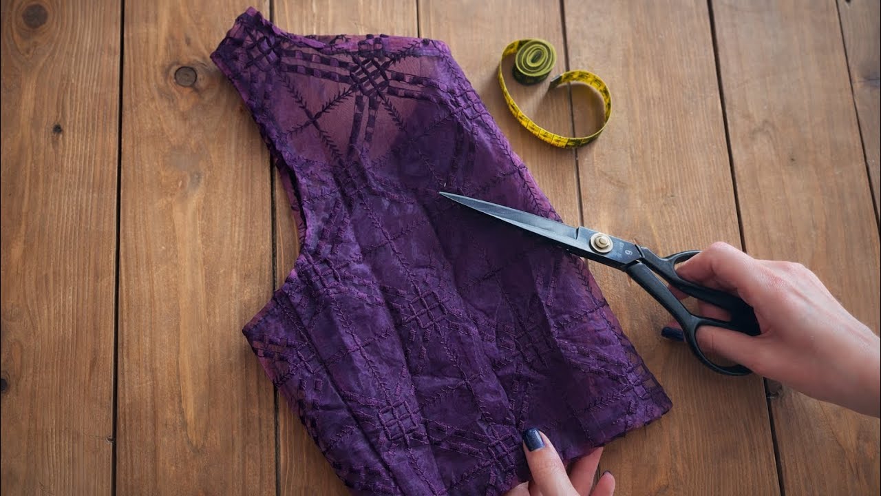 I Made This One-Shoulder Top WITHOUT a Pattern 🤯 | Beginner Friendly Sewing