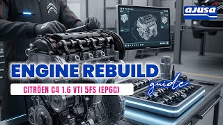 Watch this engine get fixed step by step! - CITROËN C4 1.6 VTI 5FS (EP6C)