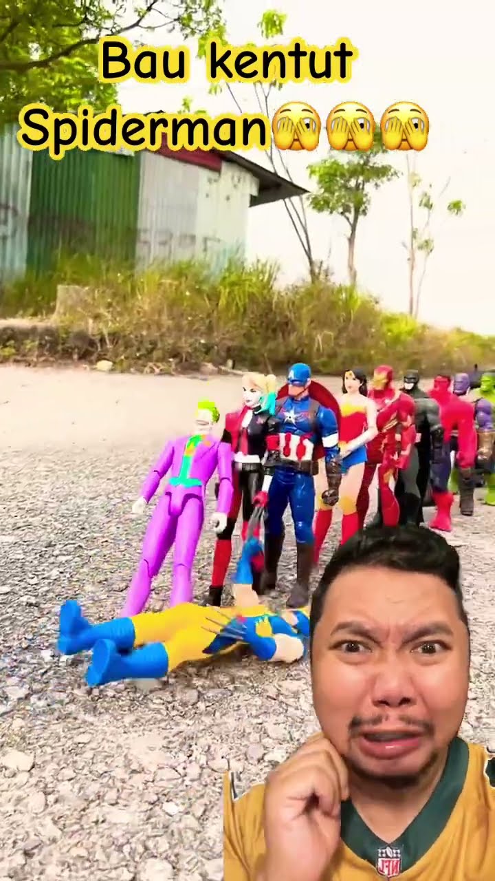 SPIDERMAN BUANG GAS BIKIN PINGSAN!!??? #spiderman #funny #superhero #shortsfeed #comedy