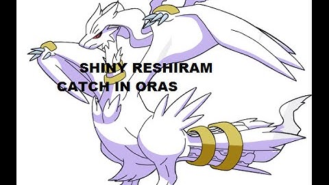 Shiny Reshiram catch in Pokemon omega ruby (ORAS)