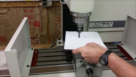 Tormach 770 Part 10 - First Part - Part 1 - Tool Offsets