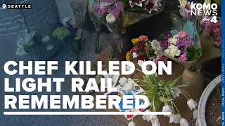 Community mourns chef fatally stabbed at Capitol Hill light rail station