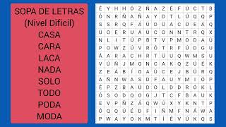 SOPA DE LETRAS / WORD SEARCH PUZZLES 🕊️ screenshot 3
