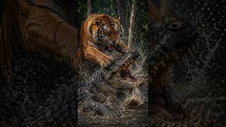 Tiger Vs Crocodile