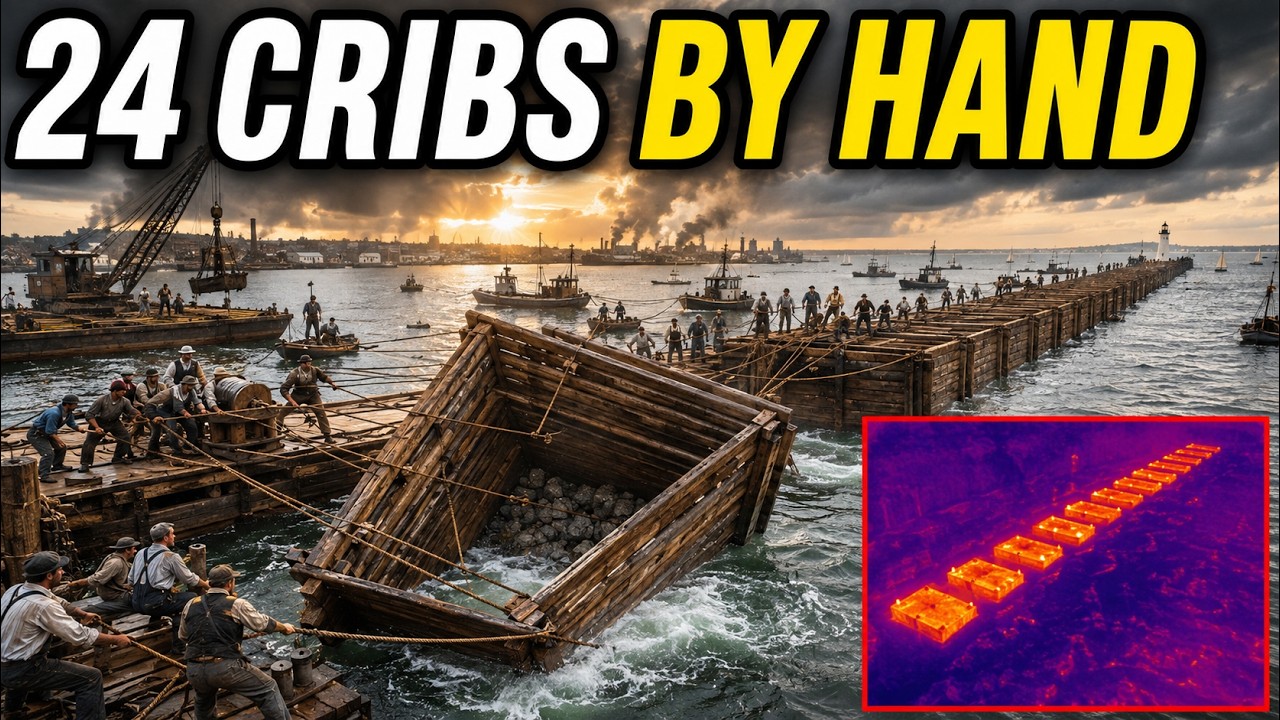 How America Sank 24 Wooden Cribs Into Buffalo Harbor by Hand