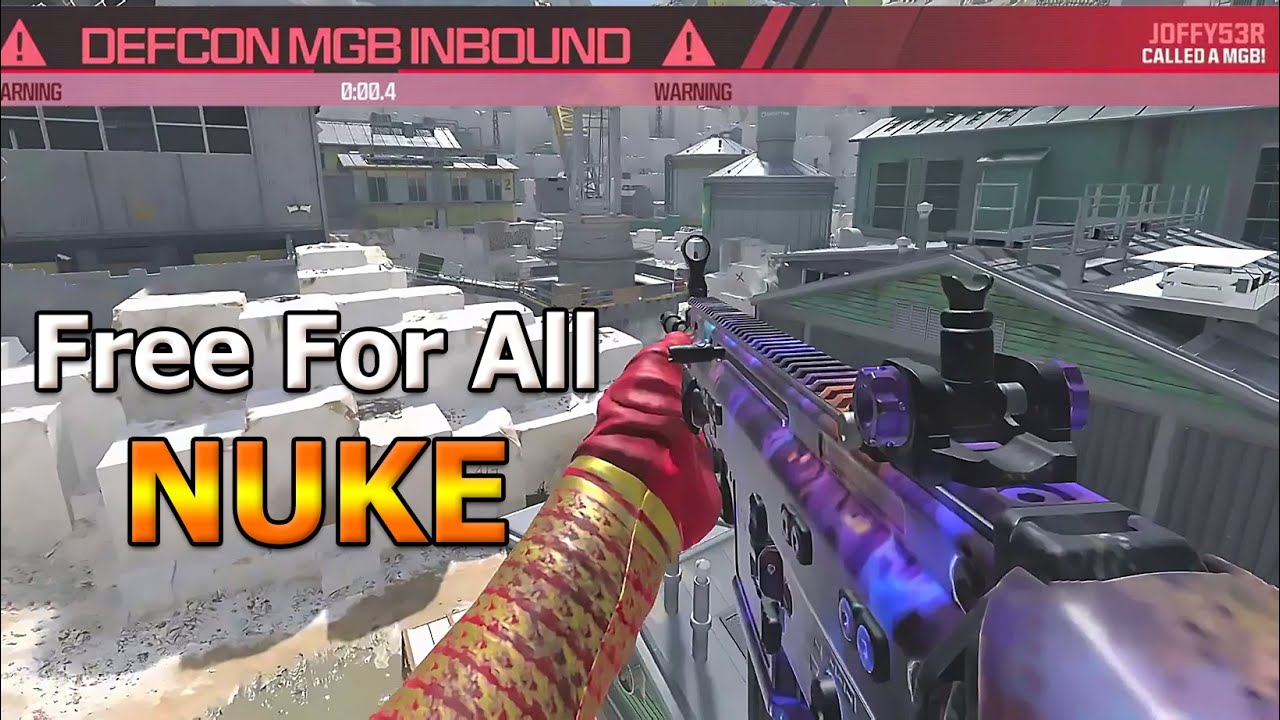 Dropping a Nuke in Free For All on Call of Duty Modern Warfare III (30-0)