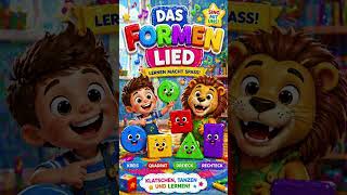 🔺🔵🟥 Formen lernen macht Spaß! 🎵✨ #kinderlieder #kindermusik #babylieder #mitmachlieder #lernlieder
