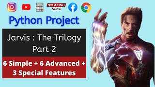 How to make Jarvis in Python for Beginners | Desktop Voice Assistant | Part 2 | Jarvis : The Trilogy