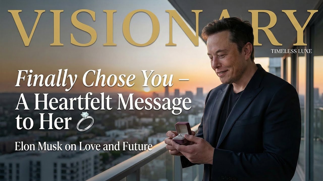 Elon Musk I Finally Chose You – A Heartfelt Message to Her 💍