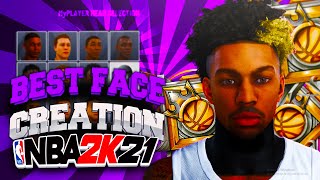 NBA 2K21 HOW TO GET DIFFERENT HAIR STYLES AND FACE CREATIONS FULL TUTORIAL