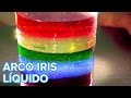 Cómo hacer un arco iris líquido | Experimento para niños