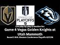 Golden Knights vs Mammoth 4.27.26: LIVE play by play &amp; reaction🏒🥅