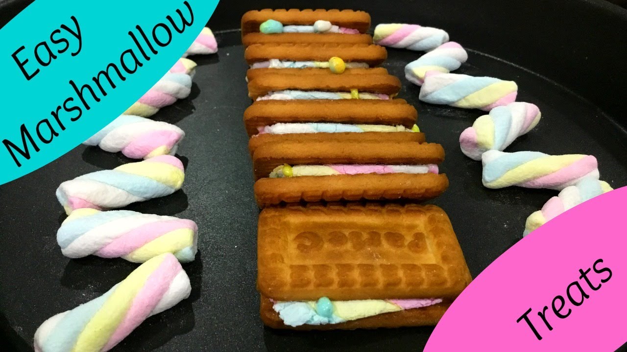 Marshmallow Biscuit Treats Simply snack Ananya's Artopia YouTube