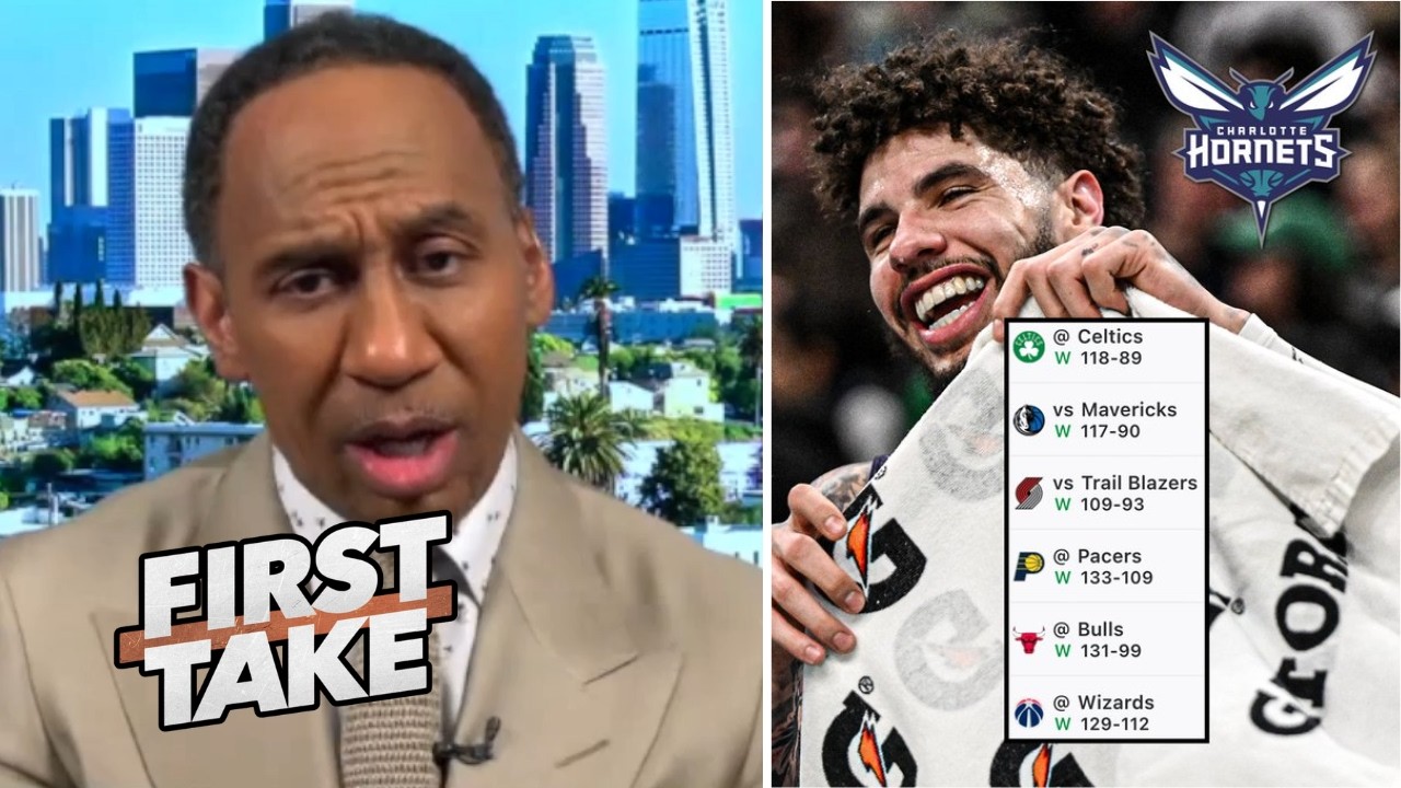 FIRST TAKE | Don't sleep on the Hornets - Stephen A. on rookie Knueppel & LaMelo stun Brown, Celtics