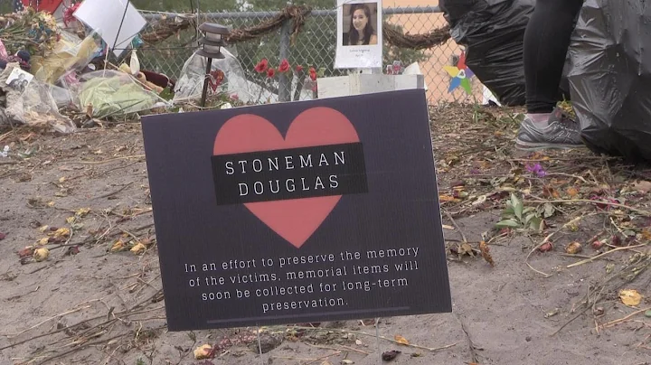 Volunteers dismantle Stoneman Douglas memorial for preservation