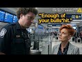 Entitled Woman Suddenly Assualts Airport officer, Leads the Airport Into Complete Choas.