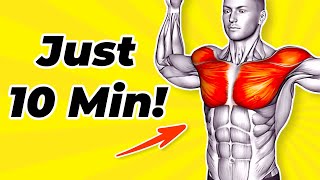 ➜ Demolish Man boobs ➜ 10 Minute Fat Melting Chest Workout!