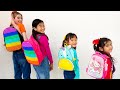 Jannie School Backpacks Stories for Kids