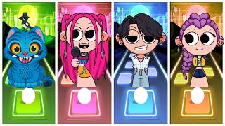 Kpop Demon Hunters: Tiles hop EDM RUSH screenshot 5
